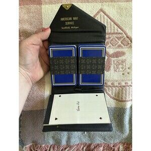 Vintage American Way Card Game Set With Score pad Vintage